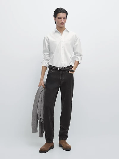 Chemise slim 100 % coton