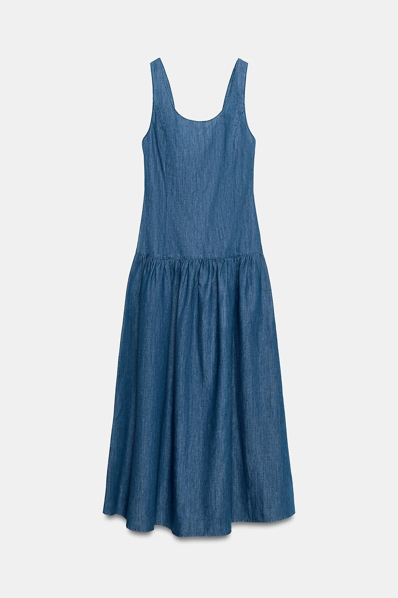 MIDI CAPE SKIRT DRESS