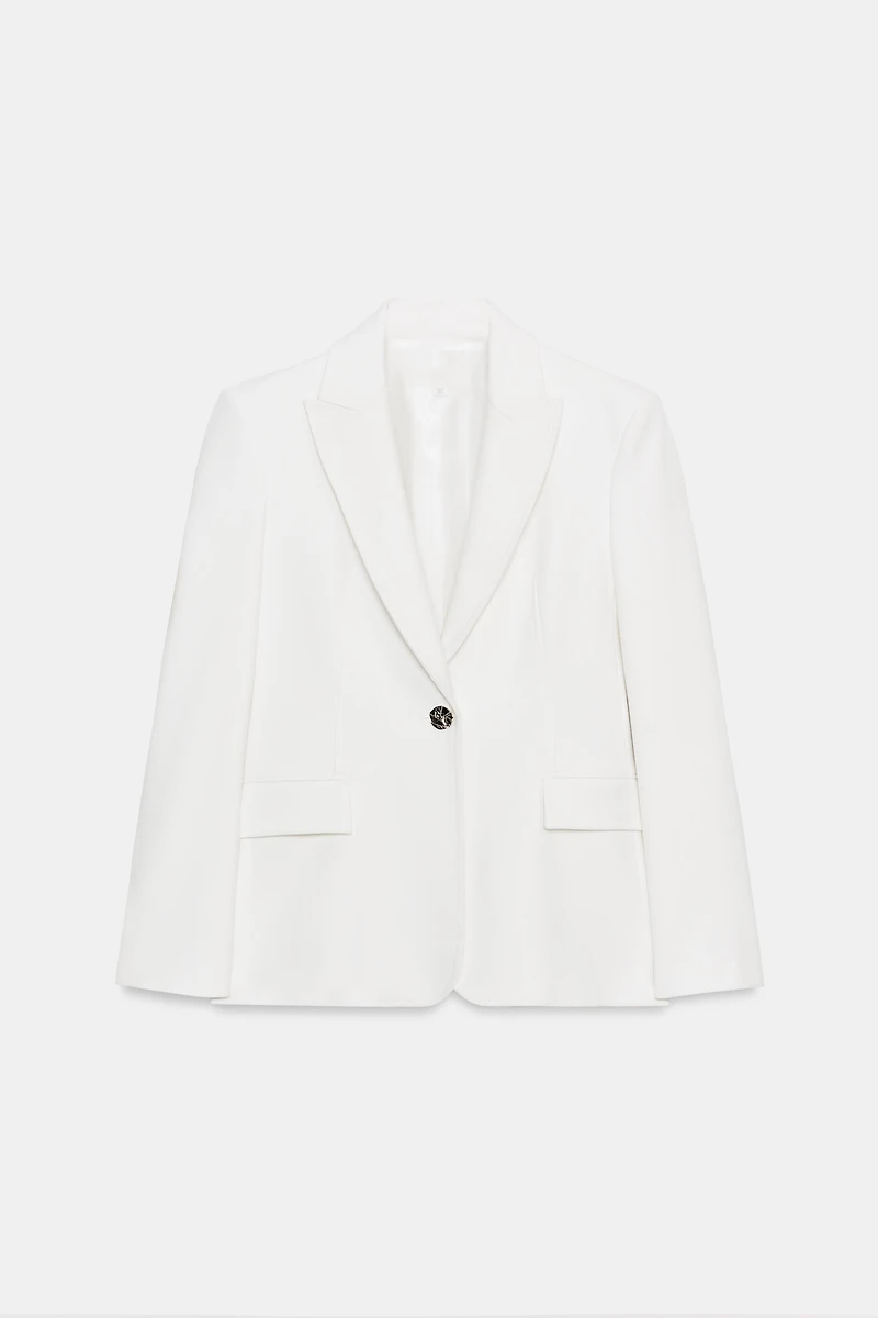 VESTE AJUSTÉE À ÉPAULETTES