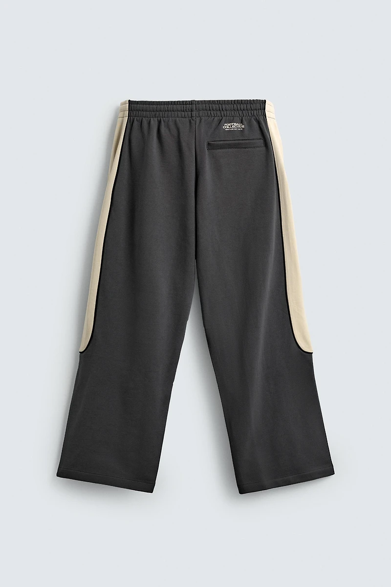 PANTALON COUPE DÉCONTRACTÉE COLOR BLOCK