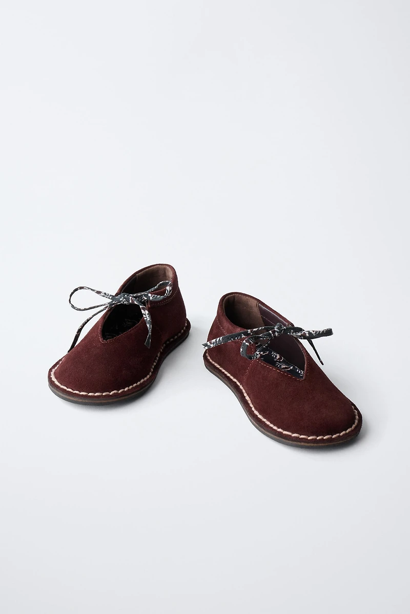 ZARA TIMELESS - LEATHER BALLET FLATS