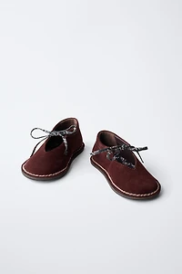 ZARA TIMELESS - LEATHER BALLET FLATS