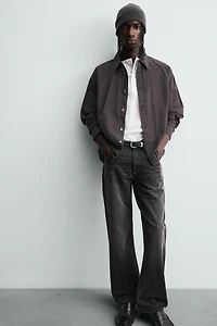 RELAXED FIT PLAID SHIRT