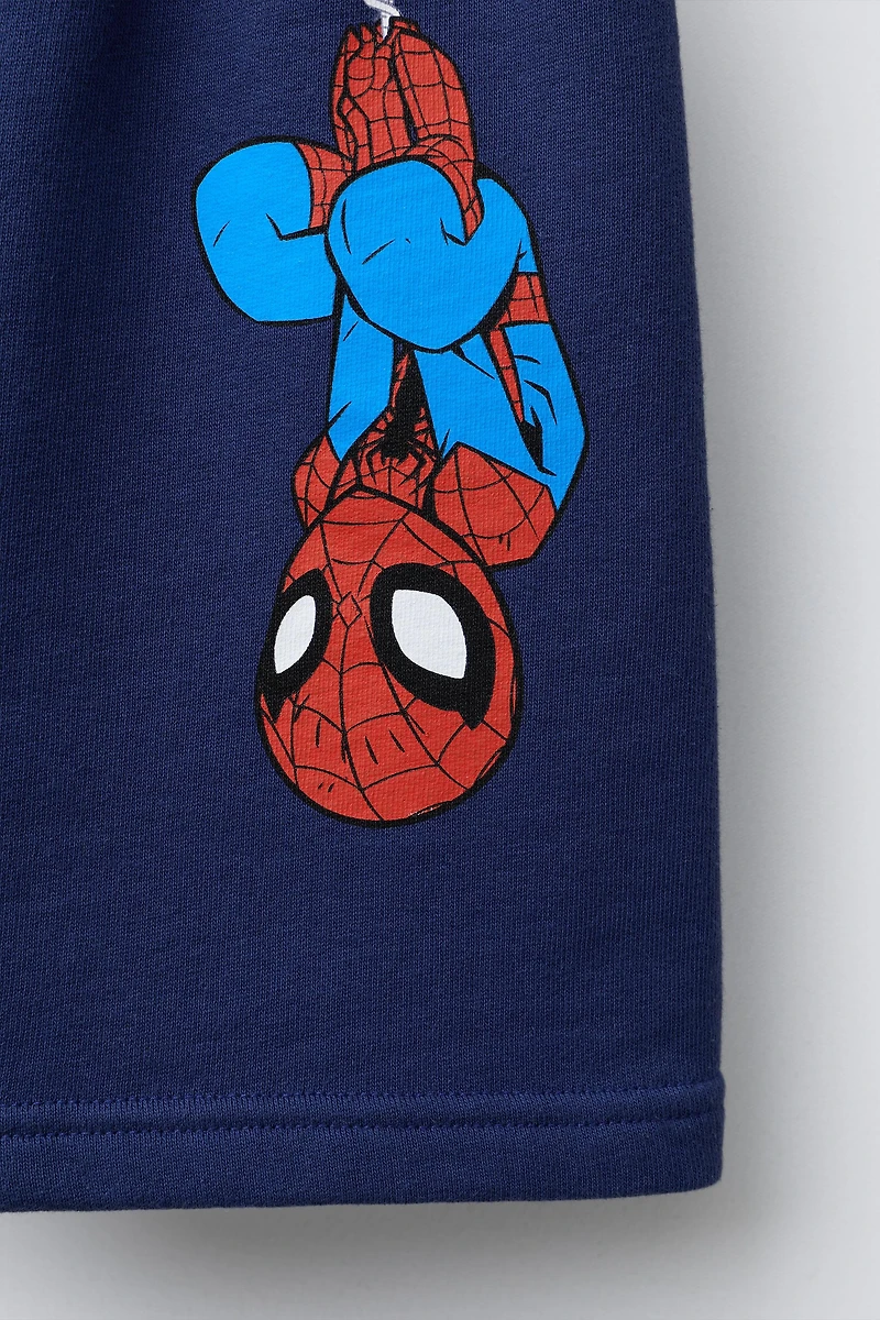 SHORT EN MOLLETON SPIDER-MAN © MARVEL