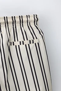 6-14 YEARS/ STRIPED SWIM SHORTS