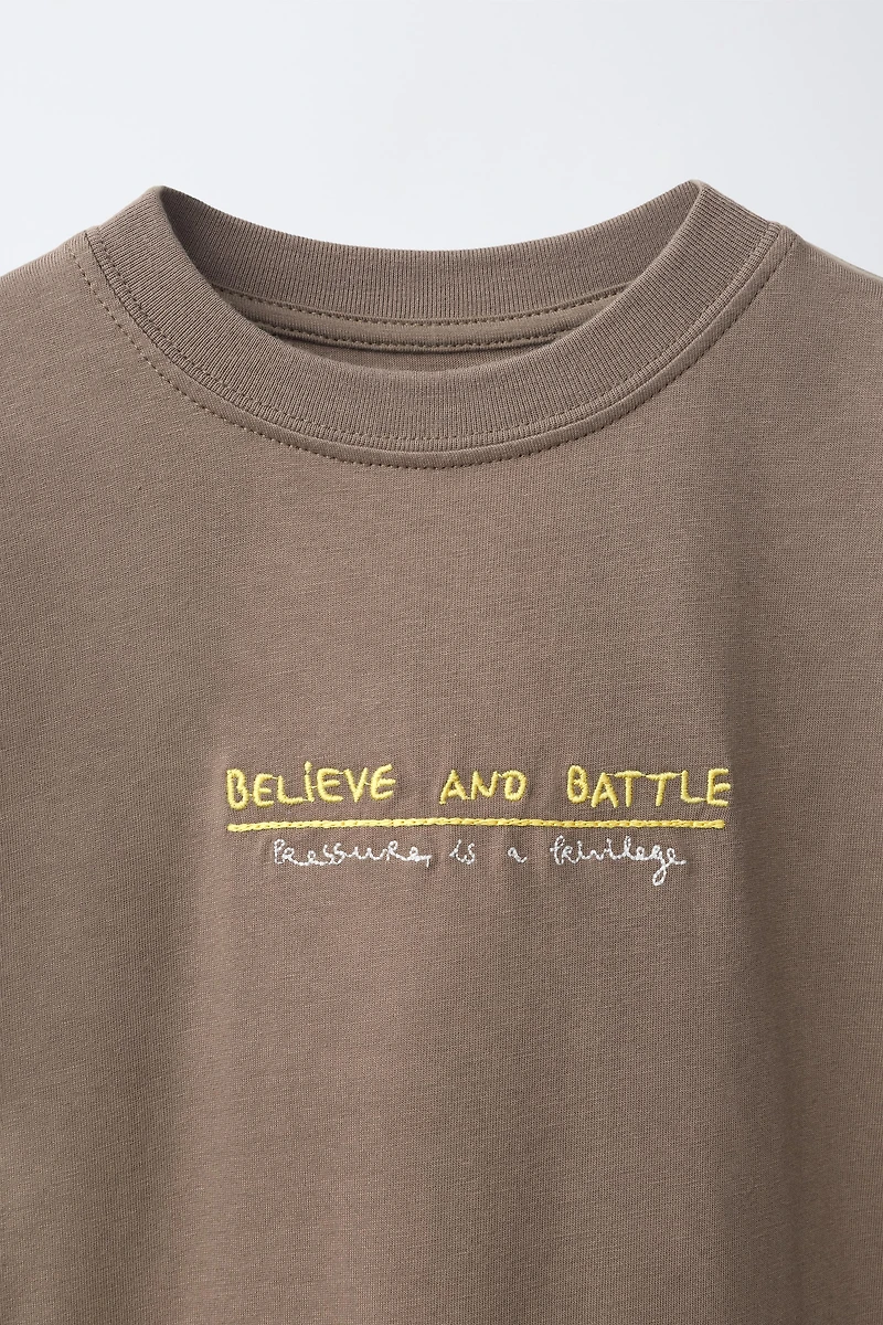 TENNIS PRINT T-SHIRT