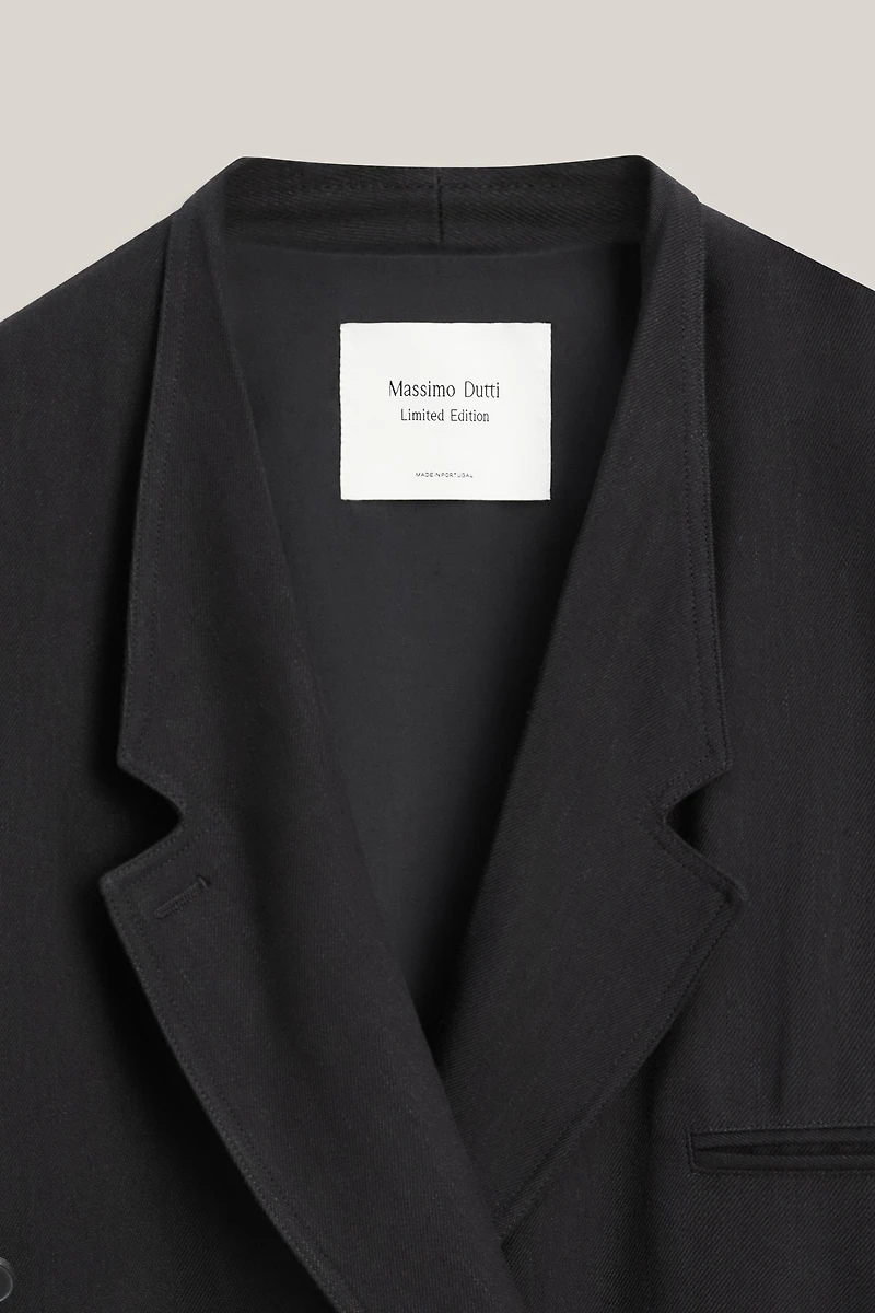 Long double-breasted trench coat - LIMITED EDITION