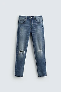 RIPPED SKINNY FIT JEANS