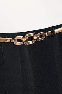 HALTER NECK JUMPSUIT WITH BELT