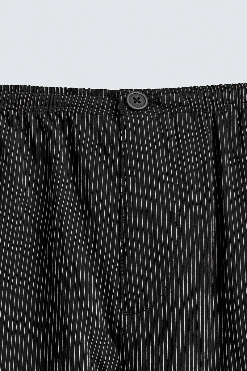 STRIPED FLOWY PANTS