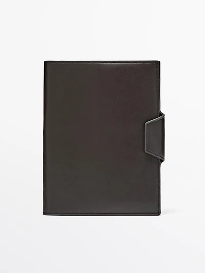 Nappa leather notebook cover