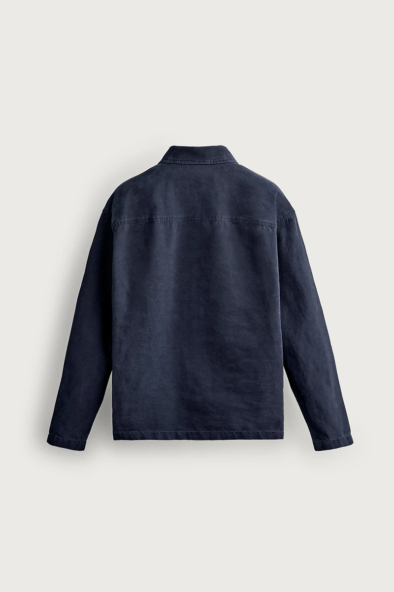 KNOT FROG FASTENING REGULAR FIT OVERSHIRT