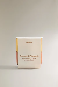 (220 G) COCONUT & PINEAPPLE SCENTED CANDLE