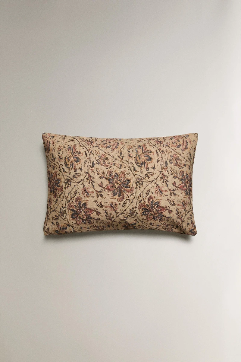 FLORAL CUSHION COVER