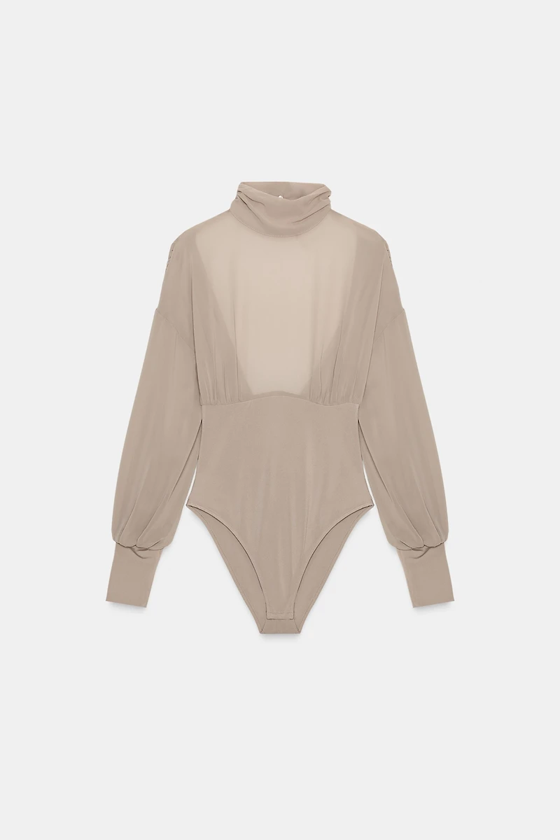 BODY EN CRÊPE GEORGETTE AVEC DOS