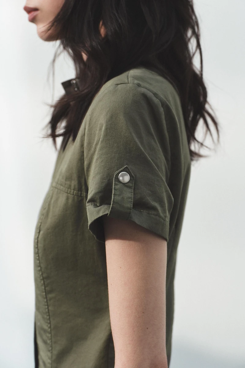 TRENCH DRESS WITH POCKETS