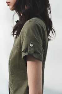 TRENCH DRESS WITH POCKETS