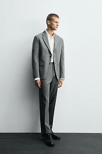 PLAID SUIT BLAZER
