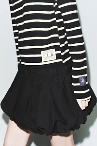 STRIPED COMBINATION DRESS