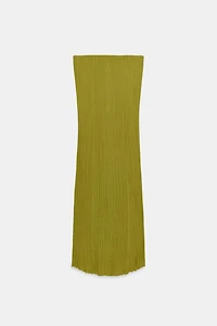ROBE BUSTIER TEXTURÉE
