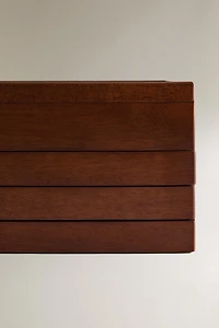 LARGE WOODEN JEWELRY BOX