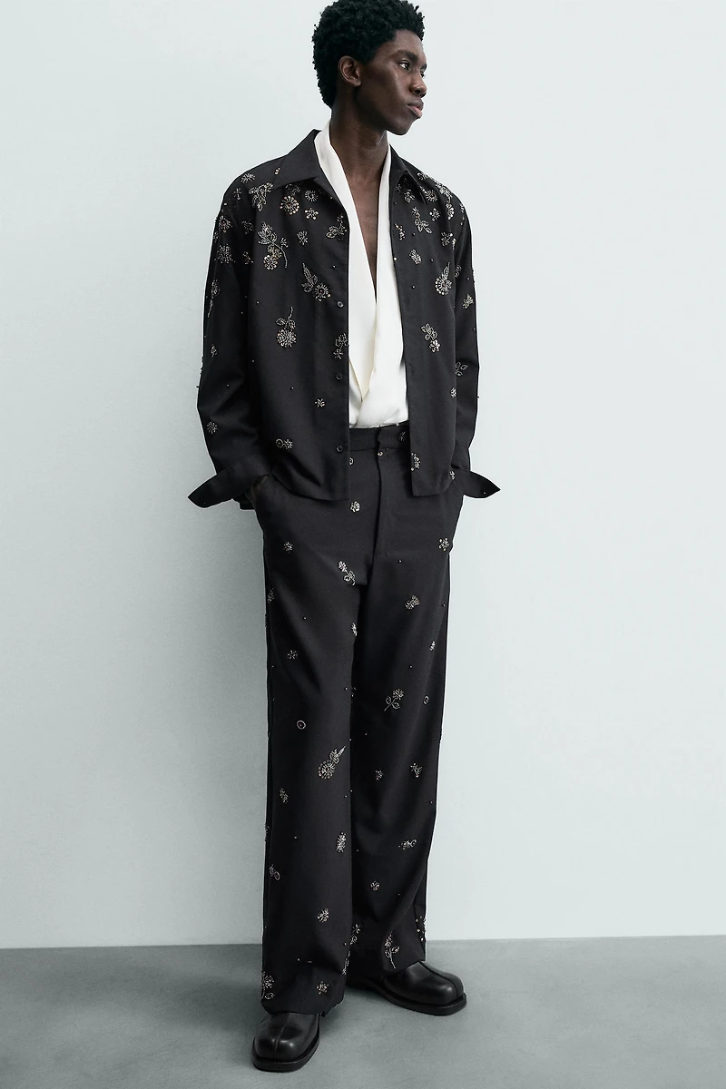 LIMITED EDITION FLOWY SEQUIN SHIRT