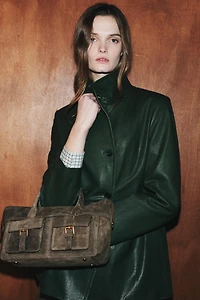 SAC EN CUIR AVEC POCHES