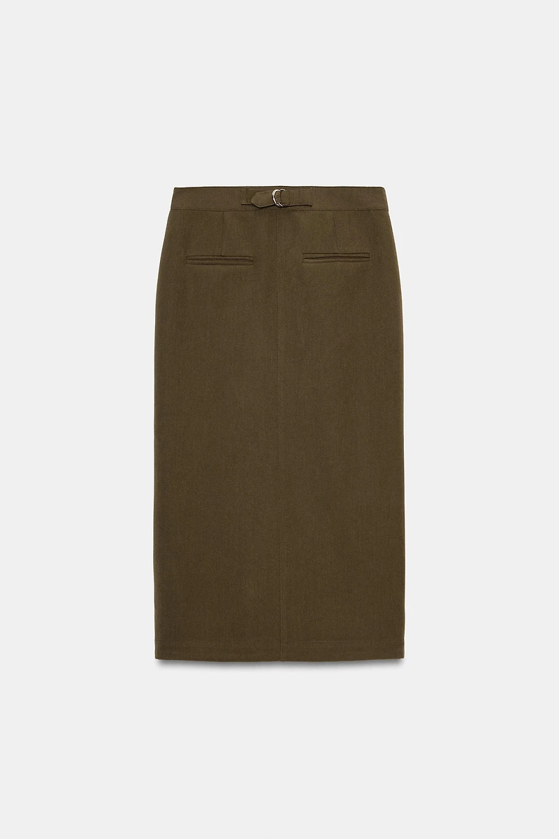 PENCIL MIDI SKIRT