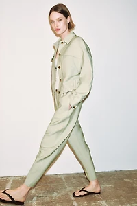 SHORT JACKET WITH FLAP POCKETS