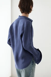 Flowing 100% linen shirt