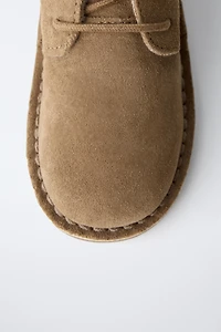 LINED LEATHER BOOTS