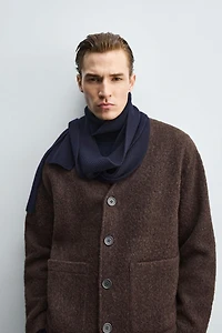 RELAXED FIT TEXTURED CARDIGAN