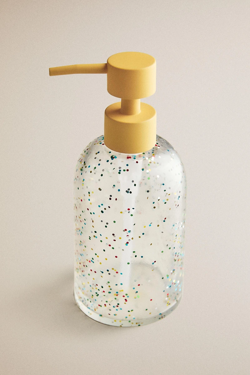 KIDS’ GLITTER RESIN SOAP DISPENSER
