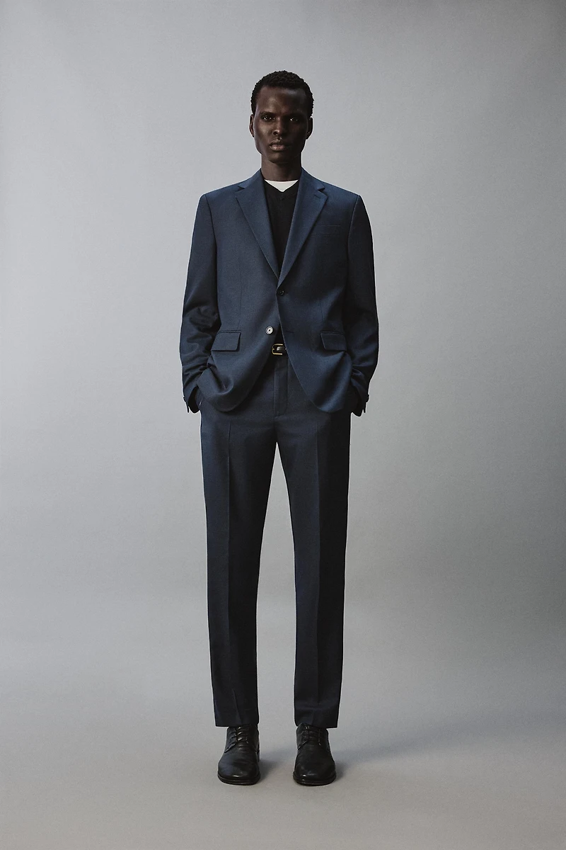 PANTALON DE COSTUME À CARREAUX