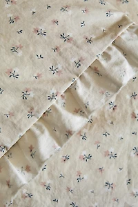 CHILDREN'S RUFFLED DUVET COVER WITH FLOWERS
