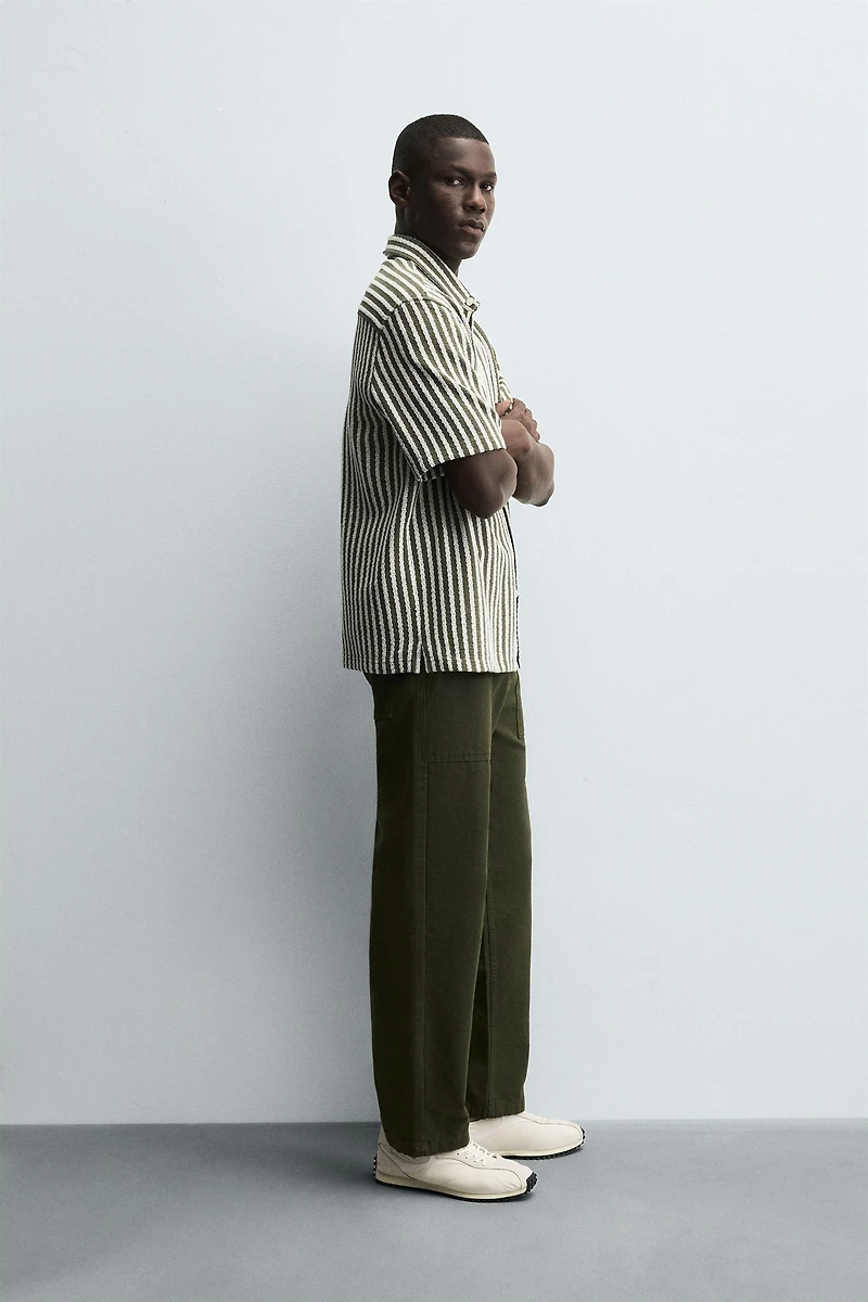STRIPED JACQUARD SHIRT