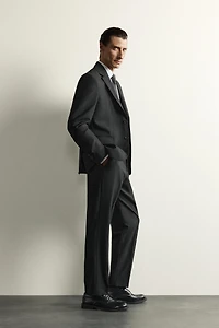 100% WOOL SUIT BLAZER