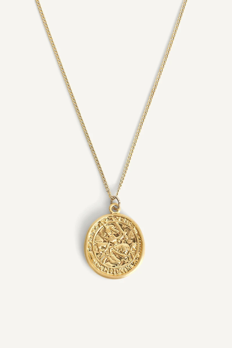CHAÎNE AVEC PENDENTIF GRAVÉ ÉDITION LIMITÉE