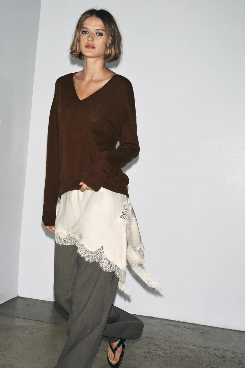 100% EXTRA-SOFT WOOL SWEATER