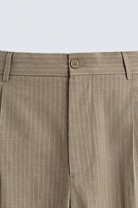 RELAXED FIT LINEN - COTTON PANTS