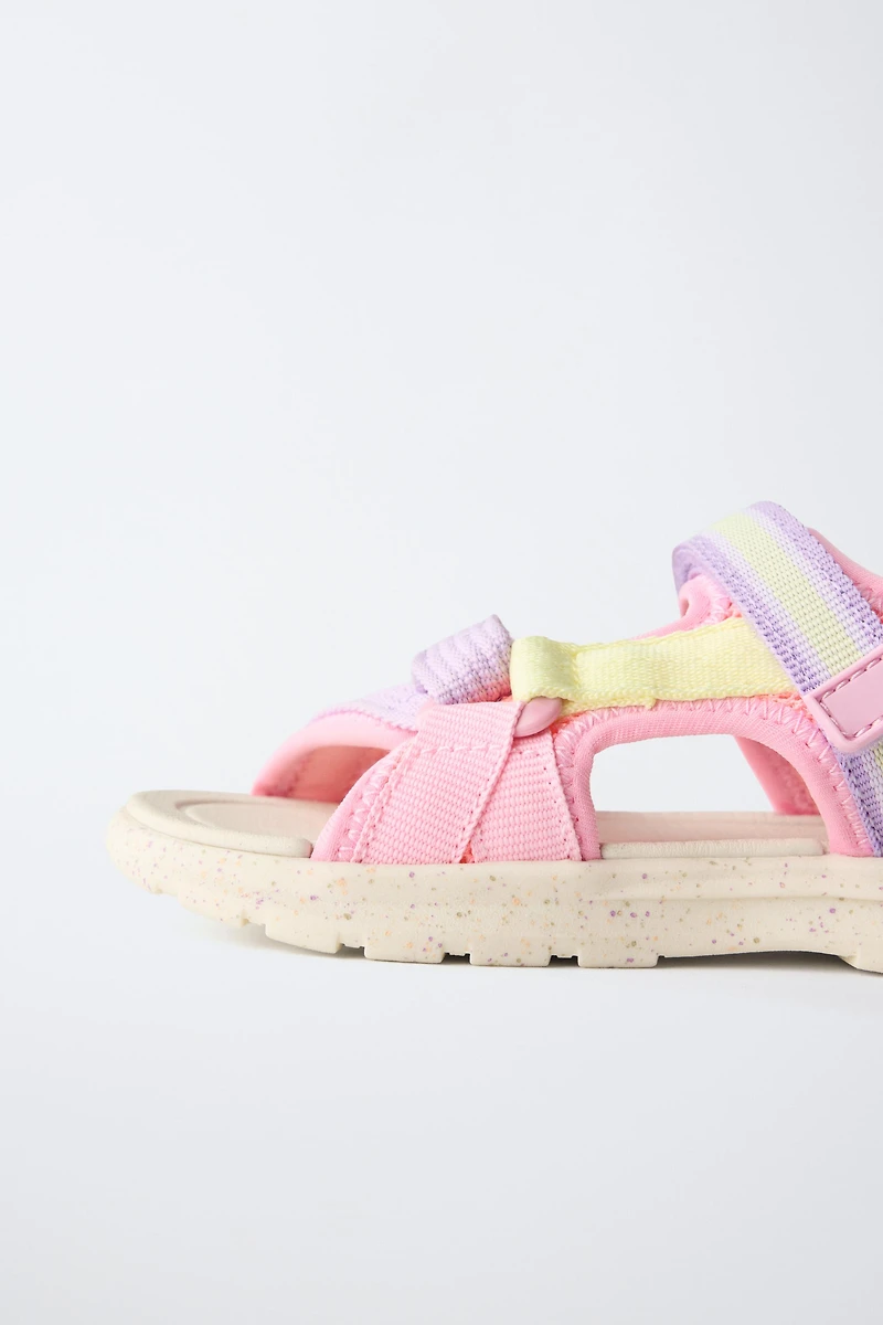 MULTICOLOR TECHNICAL SANDALS