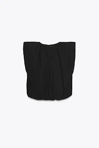 ZW COLLECTION BALLOON POPLIN TOP