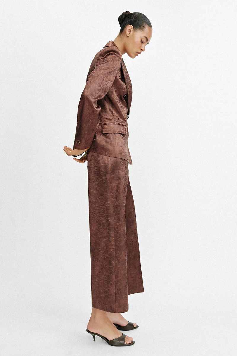 JUPE-CULOTTE EFFET FROISSÉ