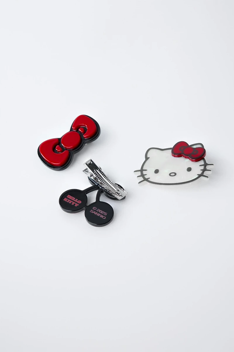 PACK OF THREE HELLO KITTY © SANRIO HAIR CLIPS