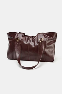 METAL DETAIL SHOULDER BAG