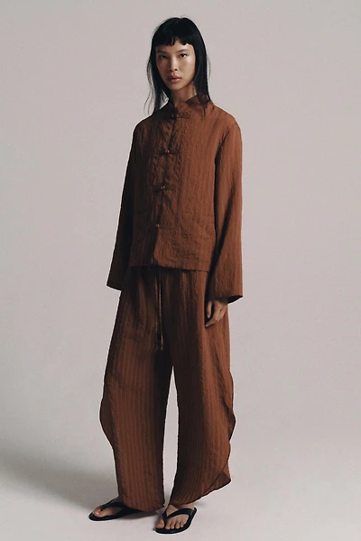 ZW COLLECTION SIDE VENT TROUSERS