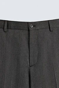 HERRINGBONE SUIT PANTS