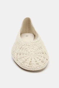 CROCHET BALLET FLATS
