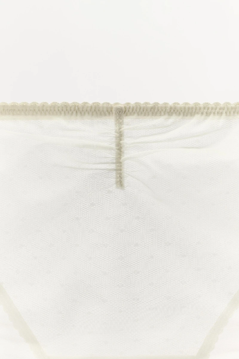 POLKA DOT MESH UNDERWEAR
