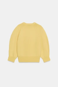 PULL EN MAILLE À MANCHES BOUFFANTES